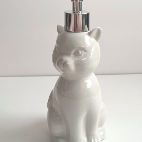 Cat Lady NIB Cat Soap (or Lotion) Dispenser and Cat Soap Dish - Picture 6 of 11